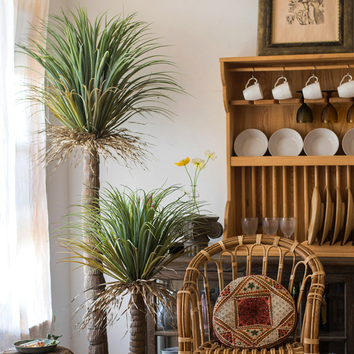 【造花】モロッコ 竜舌蘭 緑 盆栽 植物 熱帯植物