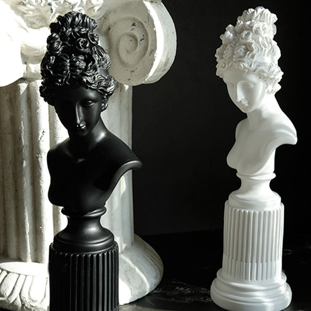 【オブジェ・置物】北欧風 彫刻 半身像