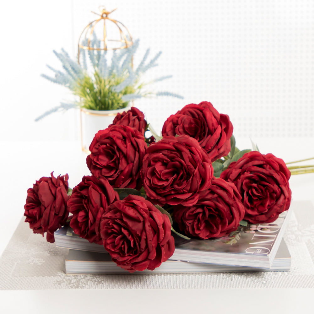 【造花】牡丹 優雅 食卓 リビングルーム