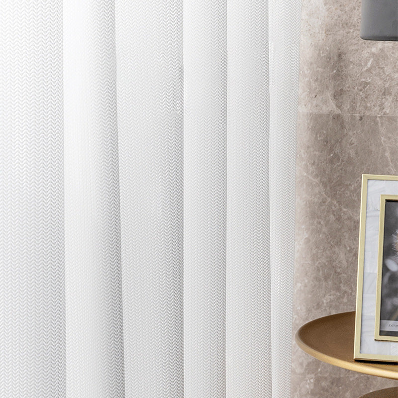 【レースカーテン】フィッシュボーン紗 選べる10色