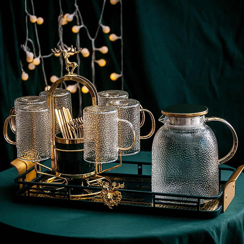 【コーヒーセット・ティーセット】 ラグジュアリー 北欧 収納ラック