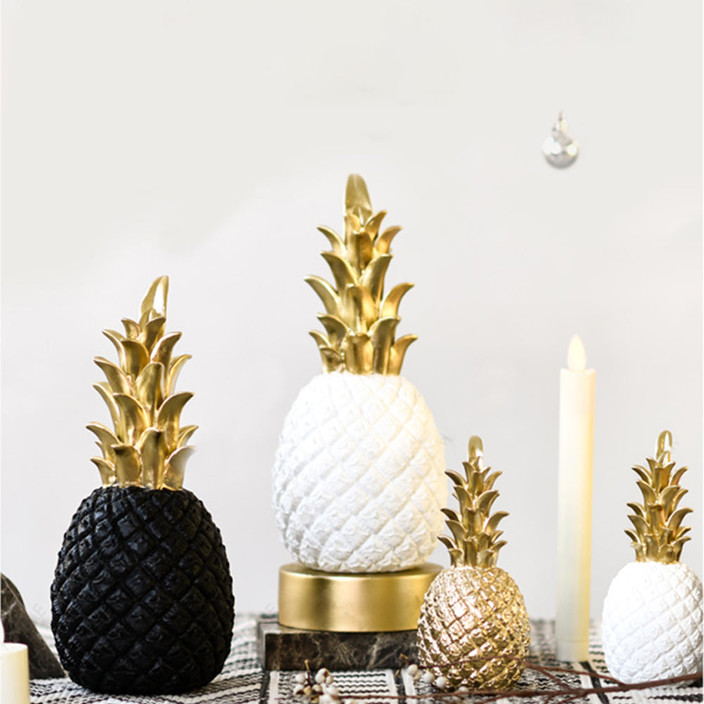 【オブジェ・置物】金色 パイナップル モダン