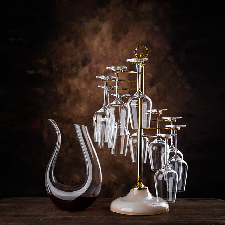 【ワイングラス】エレガント 高級感 グラスホルダー