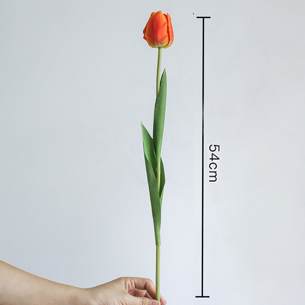 【造花】白色 チューリップ 北欧 高級感