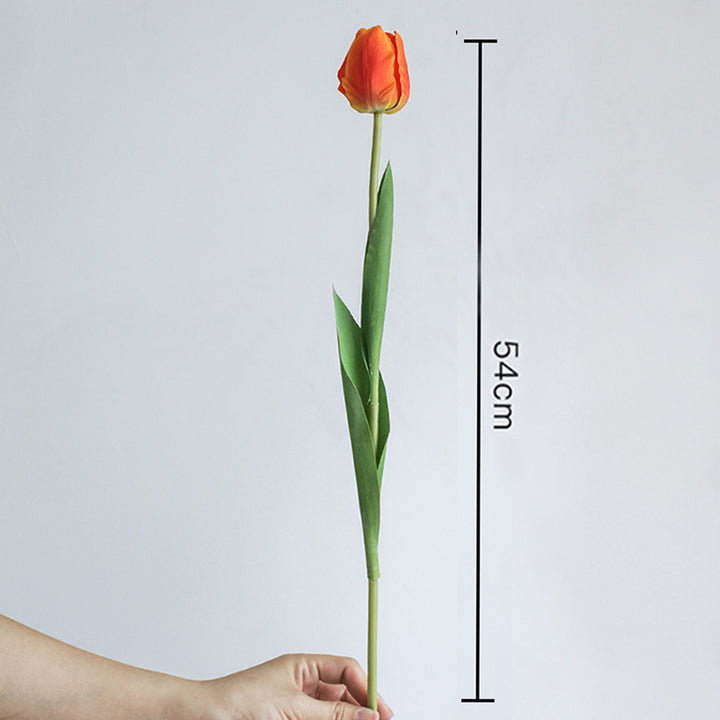 【造花】白色 チューリップ 北欧 高級感