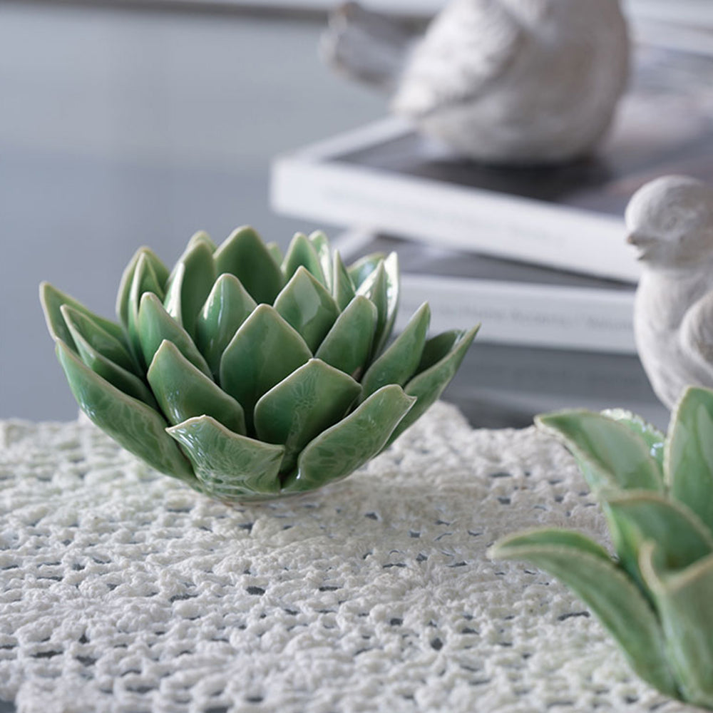 【キャンドルホルダー・スタンド】アロエベラ レトロ 置物