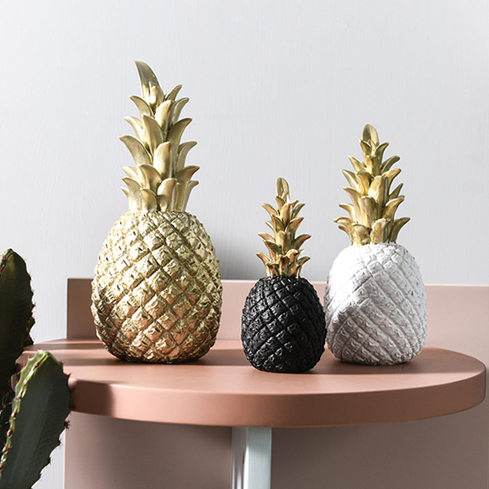【オブジェ・置物】金色 パイナップル モダン
