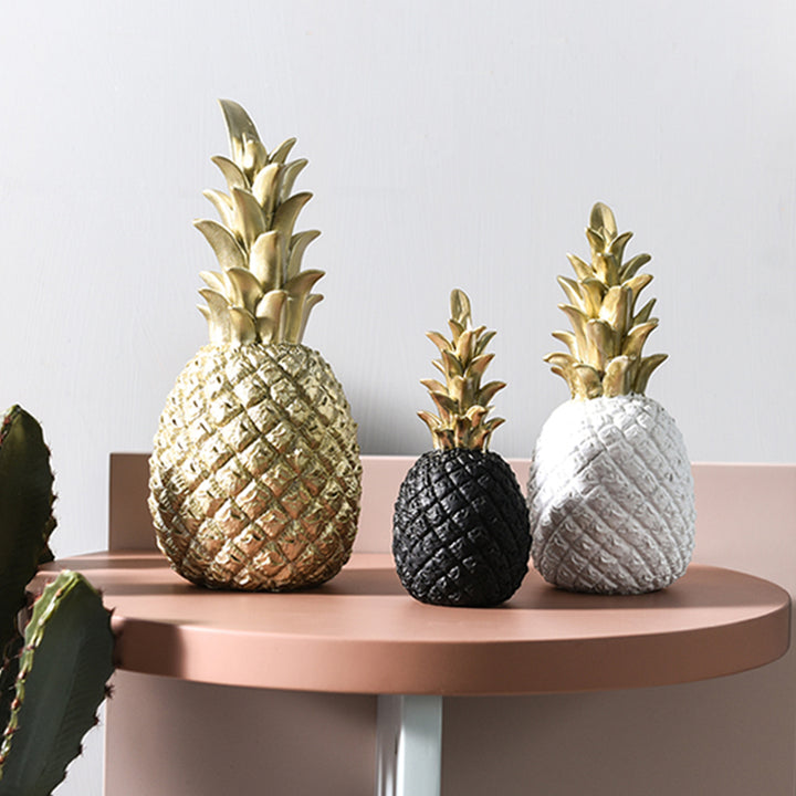 【オブジェ・置物】金色 パイナップル モダン