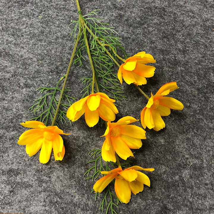 【造花】黄色 美しい 結婚式  シルク  シリーズ