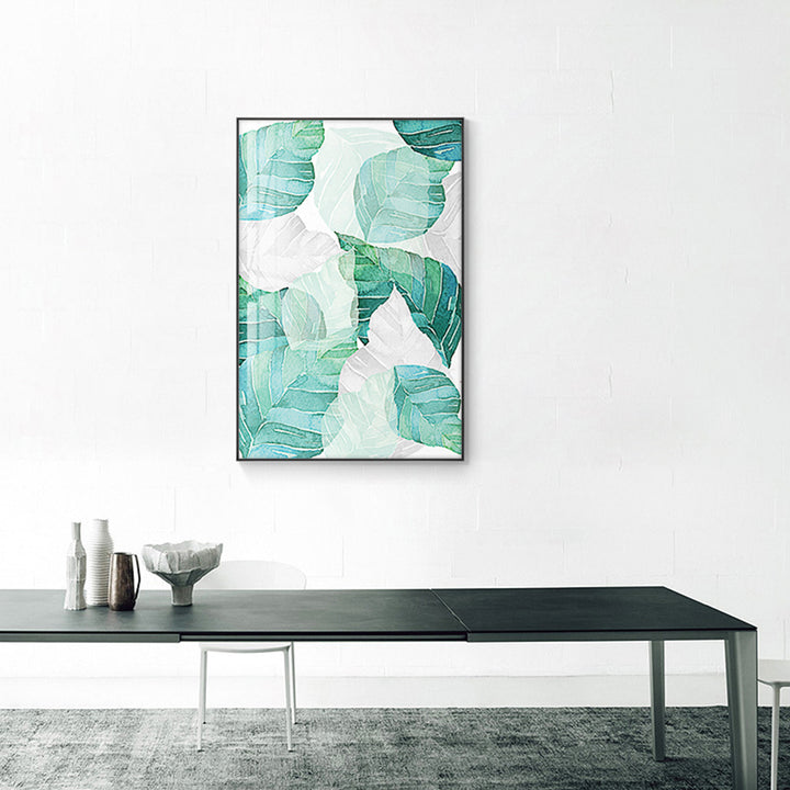 【掛絵】緑幾何学 選べる3パターン