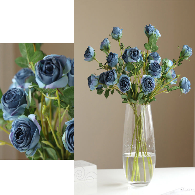 【造花】優雅 オダマキ シルク バラ