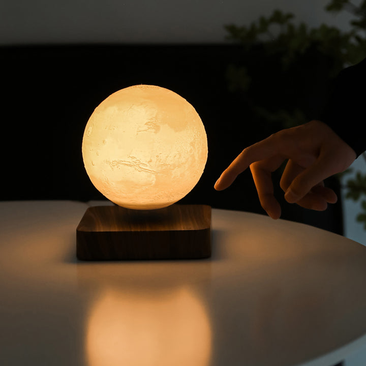 【オブジェ・置物】土星型ライト 磁気浮上式 おしゃれ