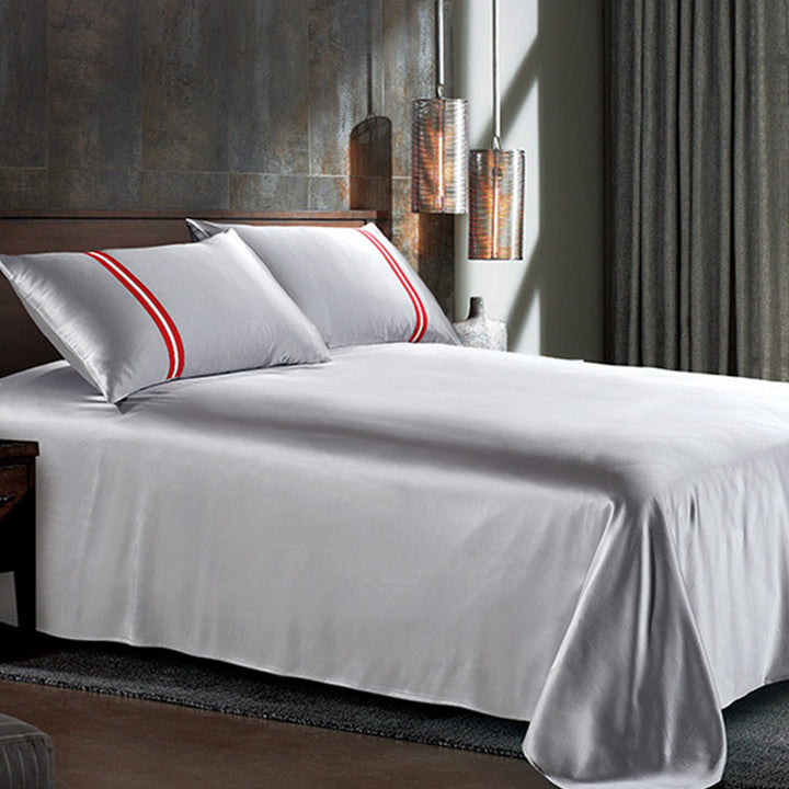 【19匁 】シルク寝具 上質シルク 100%高級 かっこいい イギリス风 プレーン 寝具セット シーツセット 単品からセットまで