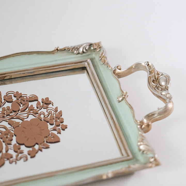 【トレー・トレイ】ミラー レトロ 収納