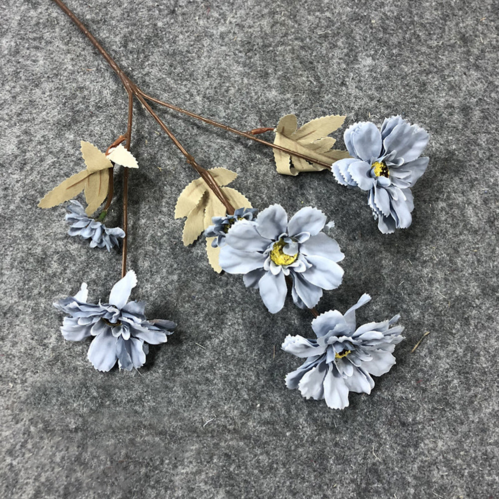 【造花 】花束 紫 冬の匂い ユニック インテリア