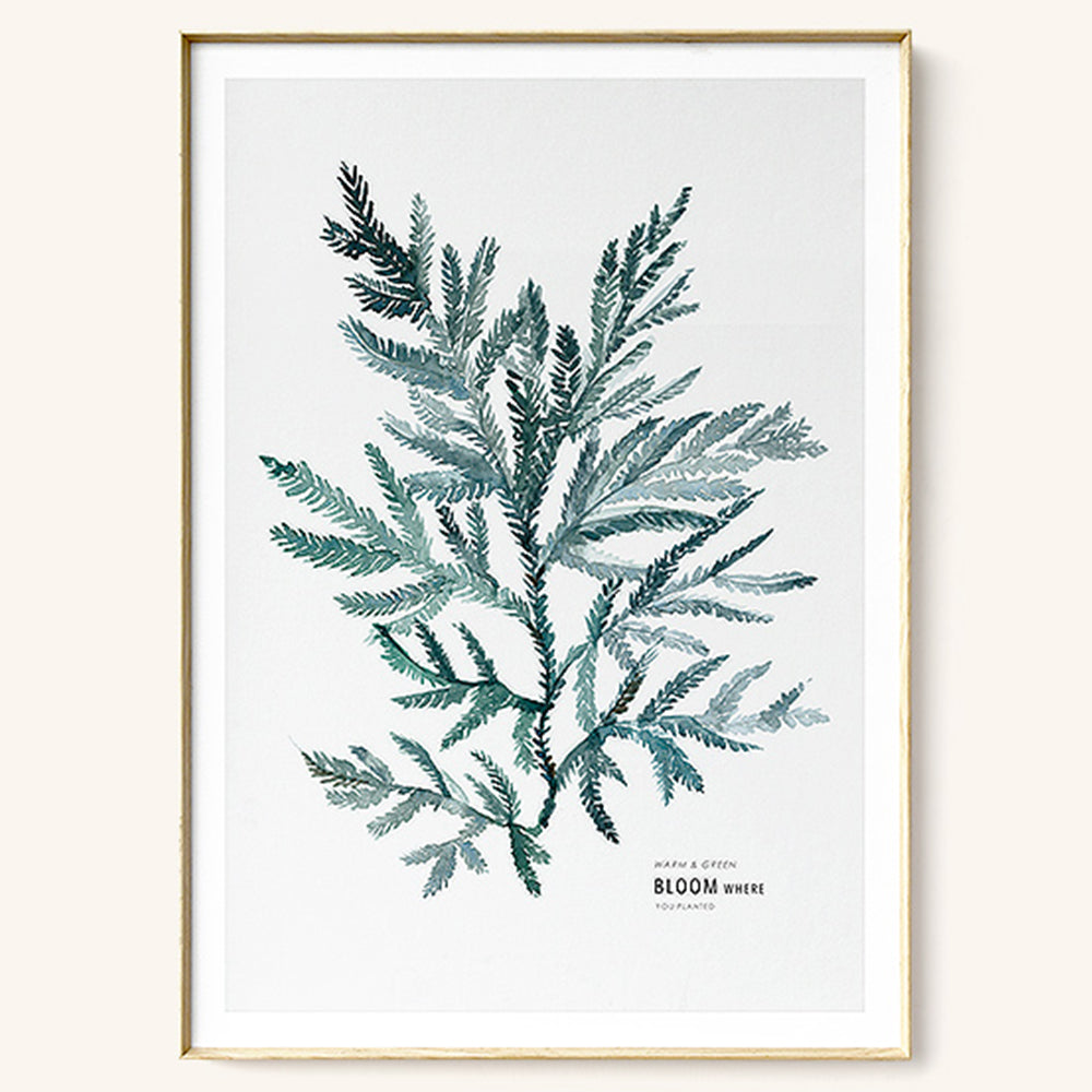 【掛絵】葉水彩画風 選べる10パターン