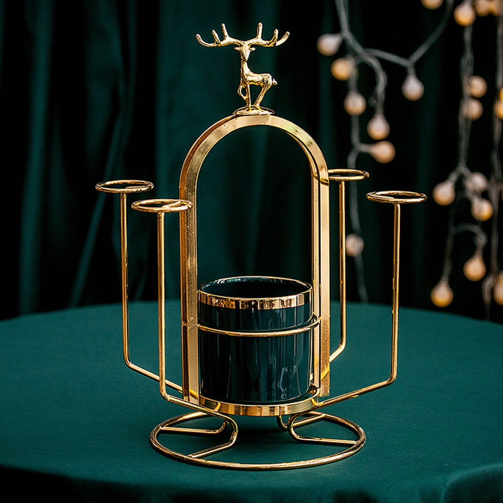 【コーヒーセット・ティーセット】 ラグジュアリー 北欧 収納ラック