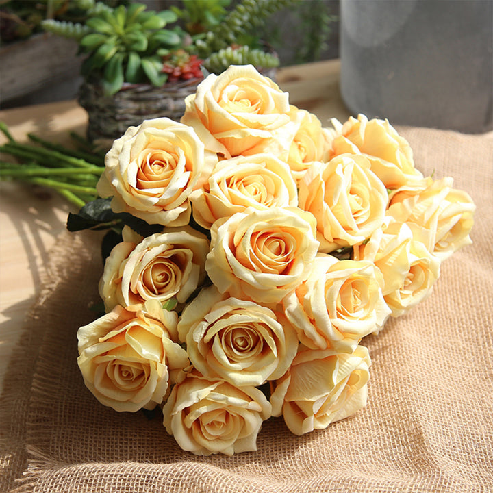 【造花】バラ 花束 装飾 フェイク 置物