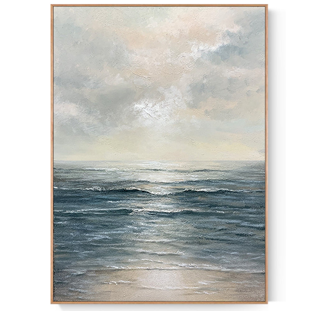 【掛絵】日の出・海 選べる3パターン 手描き油絵