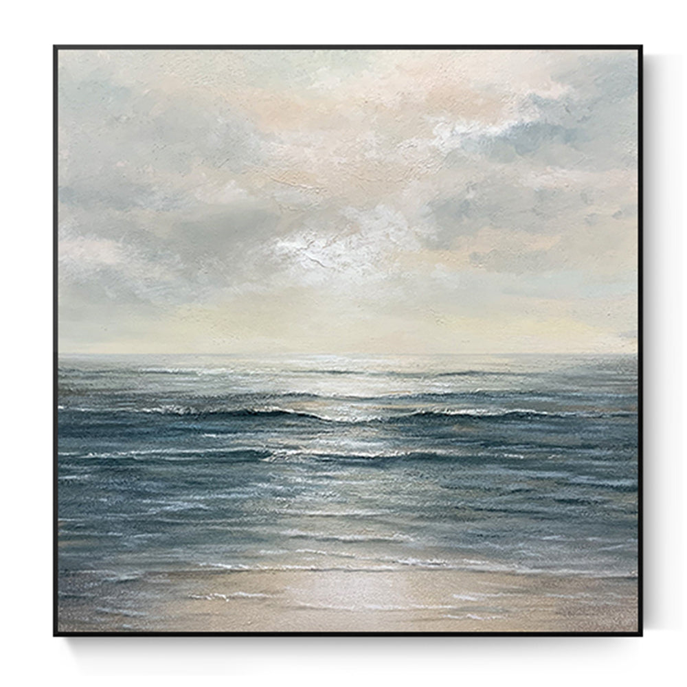 【掛絵】日の出・海 選べる3パターン 手描き油絵