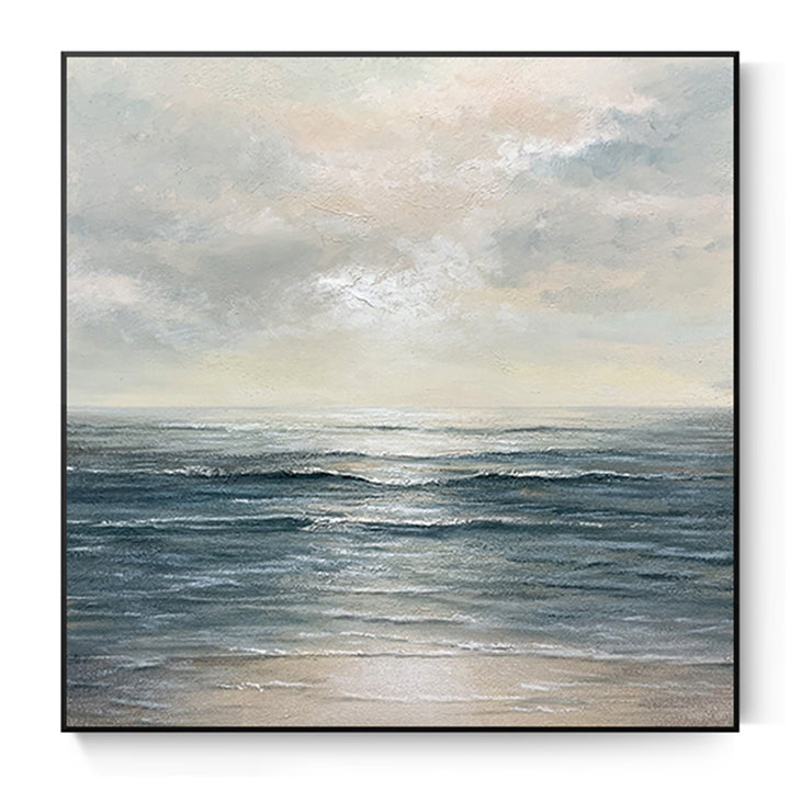 【掛絵】日の出・海 選べる3パターン 手描き油絵