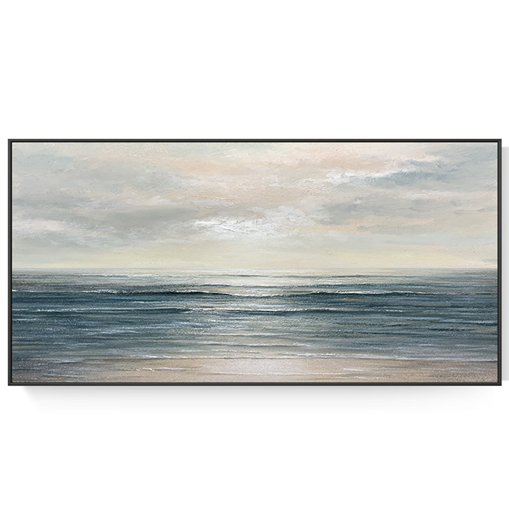 【掛絵】日の出・海 選べる3パターン 手描き油絵