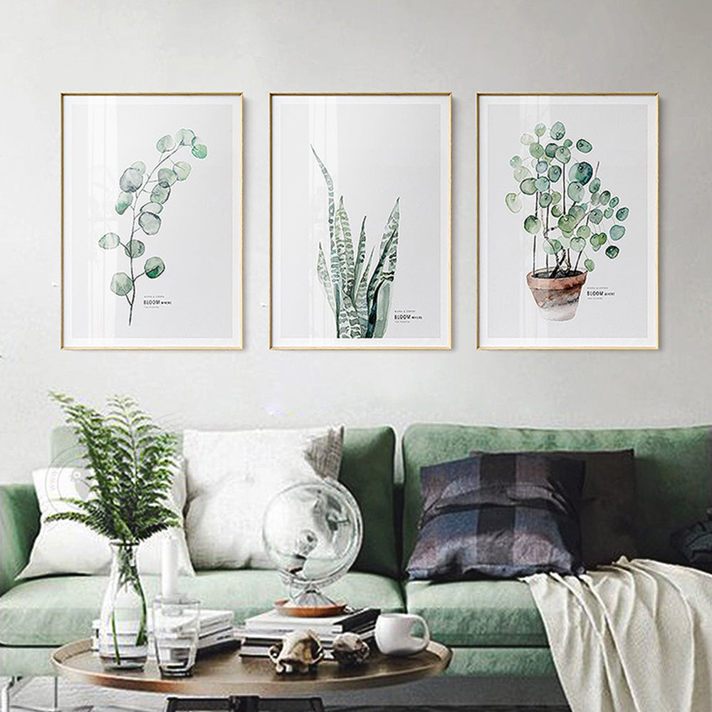 【掛絵】葉水彩画風 選べる10パターン