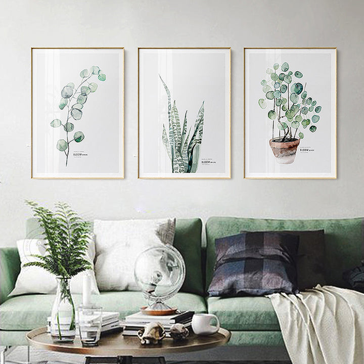 【掛絵】葉水彩画風 選べる10パターン