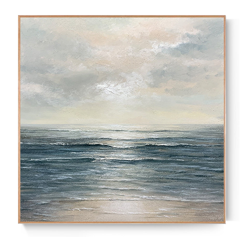 【掛絵】日の出・海 選べる3パターン 手描き油絵