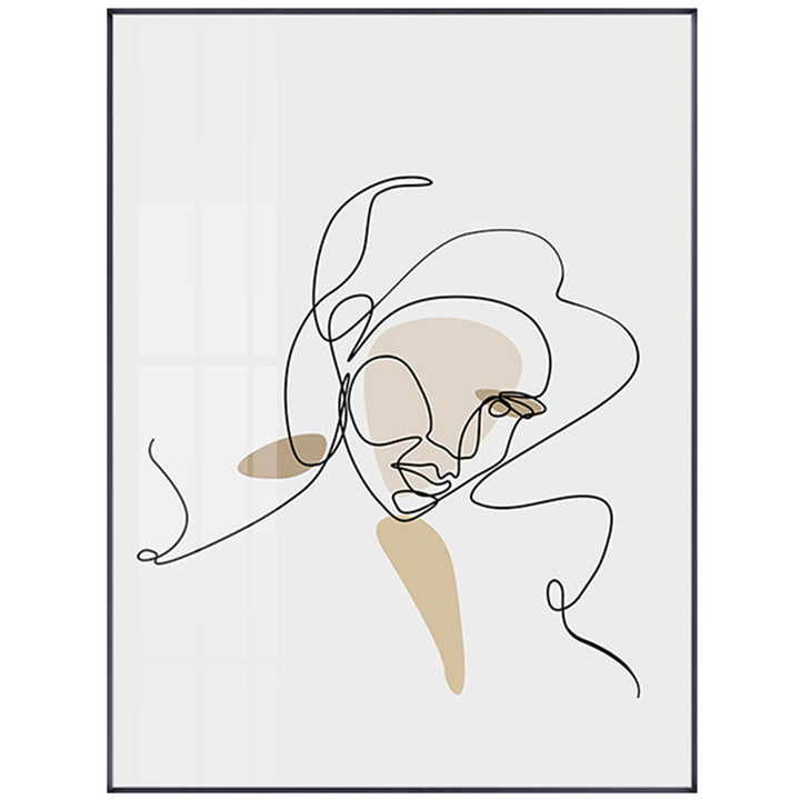 【掛絵】モダン抽象人物像  選べる7パターン