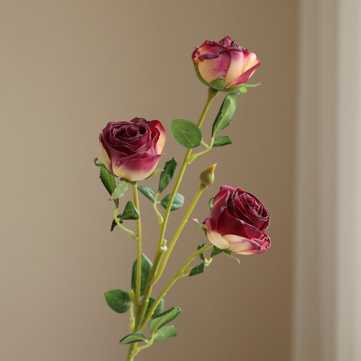 【造花】優雅 オダマキ シルク バラ