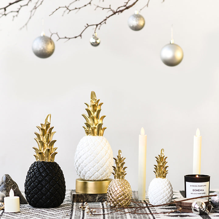 【オブジェ・置物】金色 パイナップル モダン
