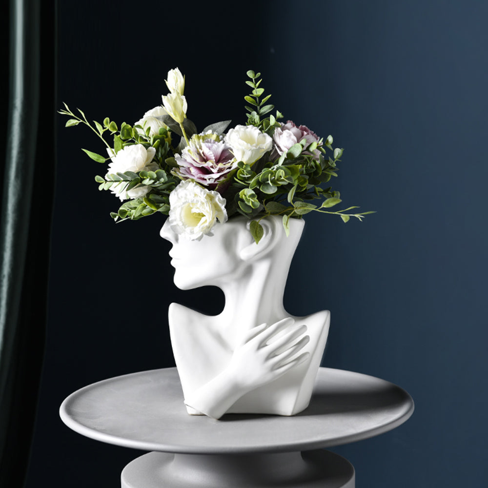 クリアランス特売 陶磁器置物田園ヨーロッパ式花蝶花瓶シンプル花器水