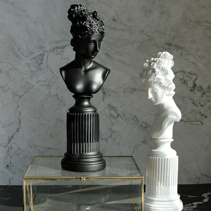 【オブジェ・置物】北欧風 彫刻 半身像