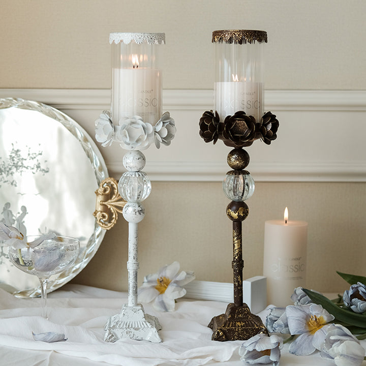 【キャンドルホルダー・スタンド】レトロ 北欧風 インスタ映え