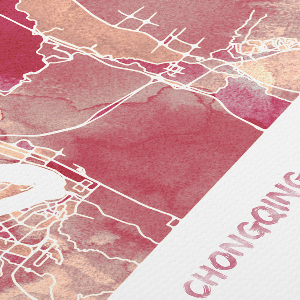 【掛絵】都市地図 選べる4パターン オーダーメイド可能