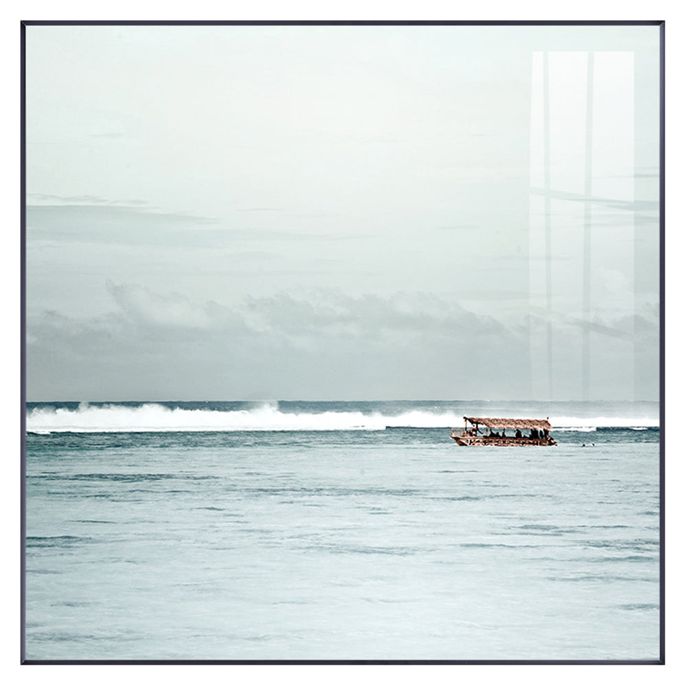 【掛絵】浅い緑風景 選べる4パターン