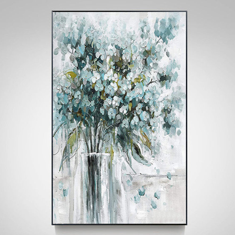 【掛絵】蘭 手描き油絵