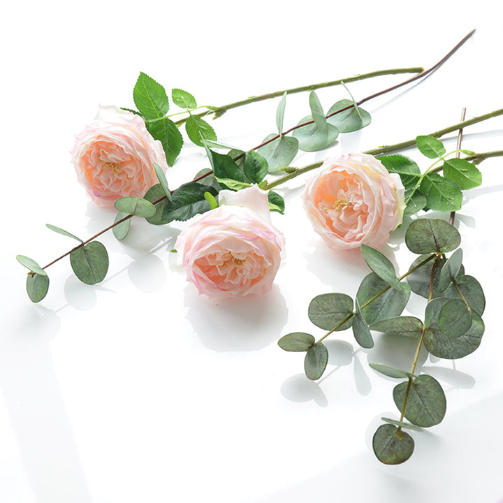 【造花】チャイニーズローズ 潤い 北欧 優雅