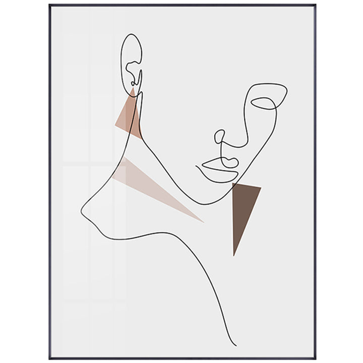 【掛絵】モダン抽象人物像  選べる7パターン