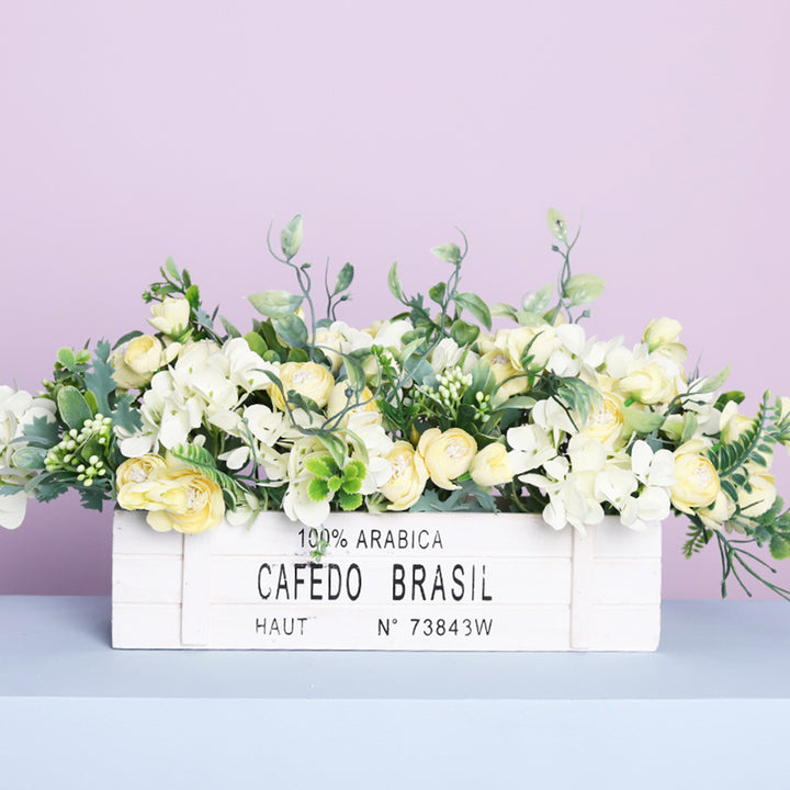 【造花】木製フェンス 清らか インスタ映え アメリカ風