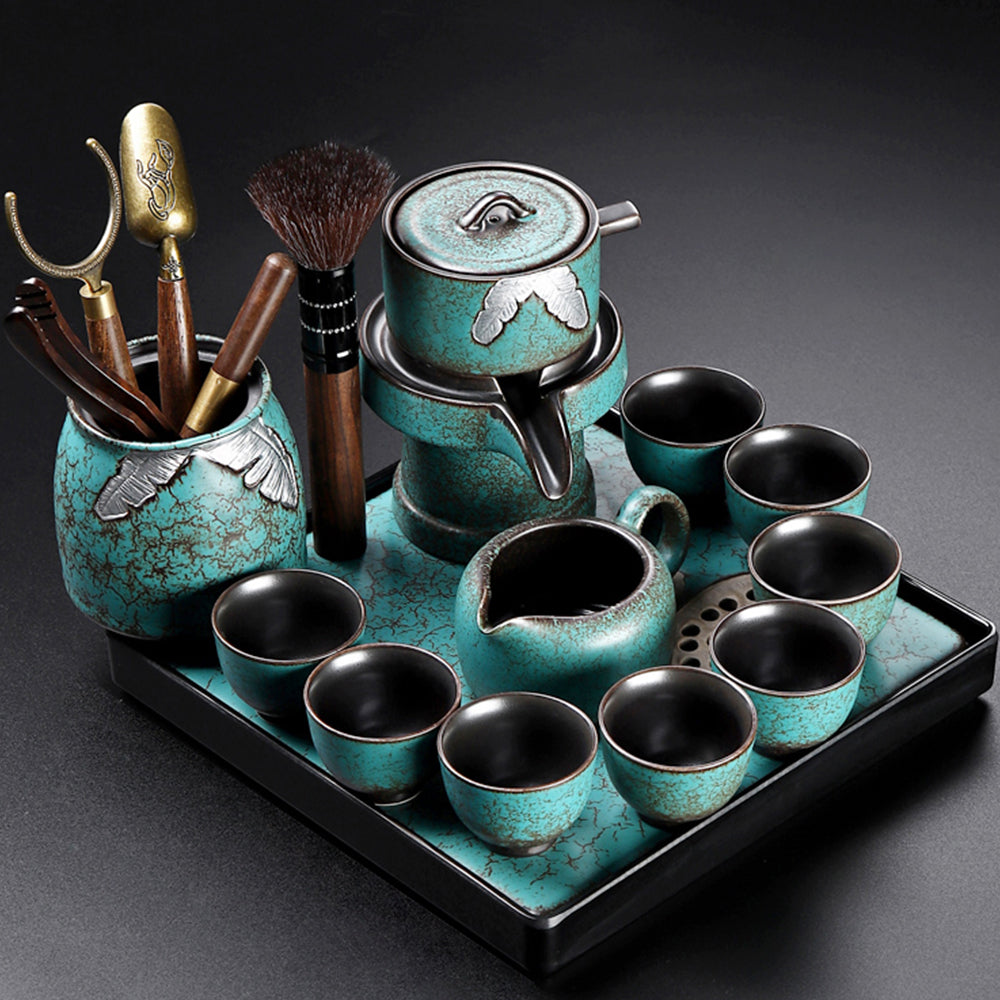 【コーヒーセット・ティーセット】カンフーティー  お茶 エメラルド