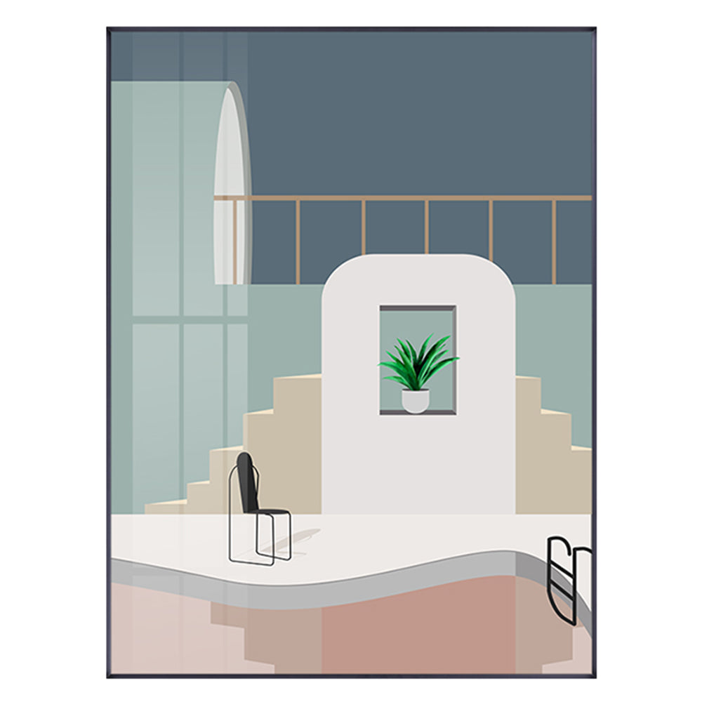 【掛絵】モランディ色版画 選べる8パターン