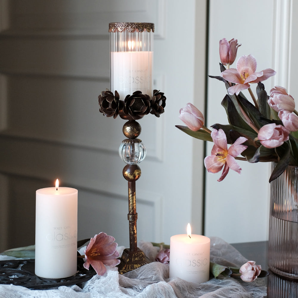 【キャンドルホルダー・スタンド】レトロ 北欧風 インスタ映え