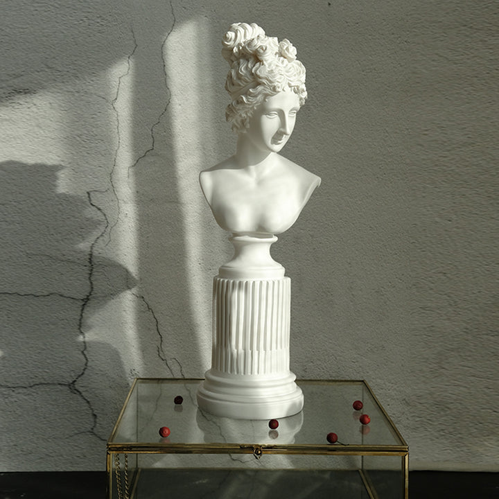 【オブジェ・置物】北欧風 彫刻 半身像