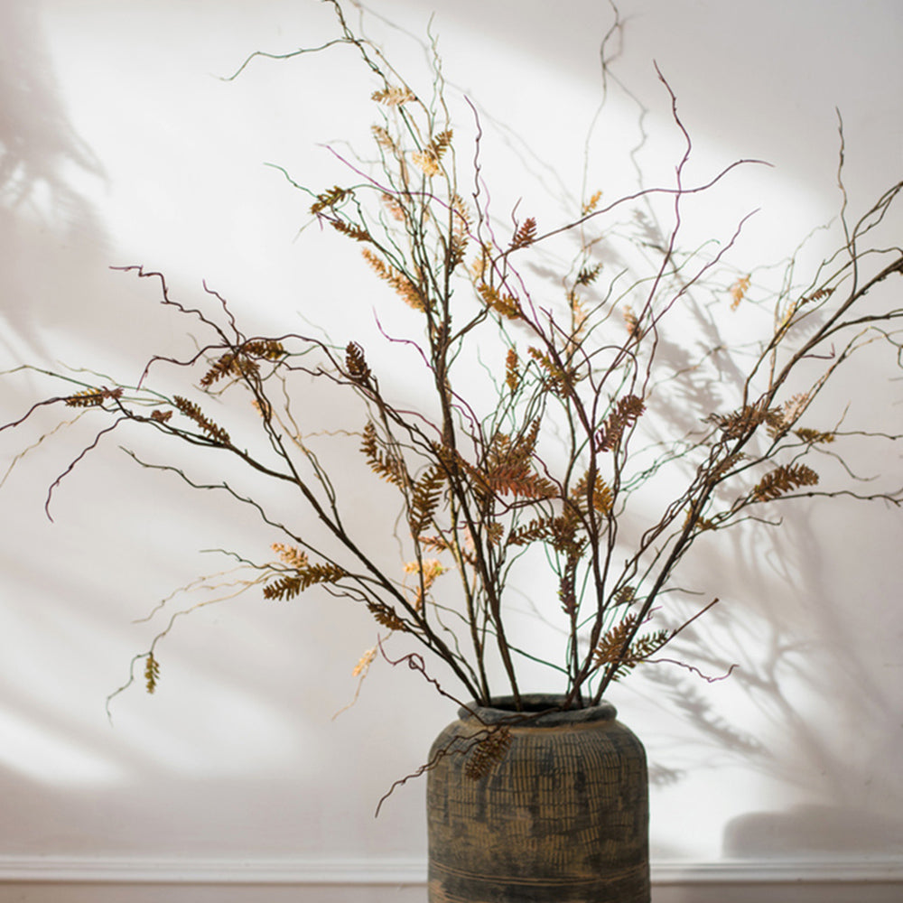 【造花】枯れ感 黄色 植物 ドライフラワー アート