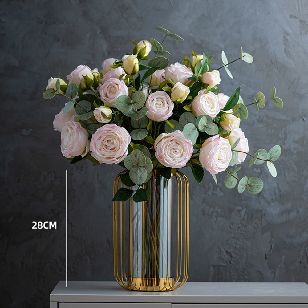 【造花】ローズ エレガント 豪華 バラ 置物