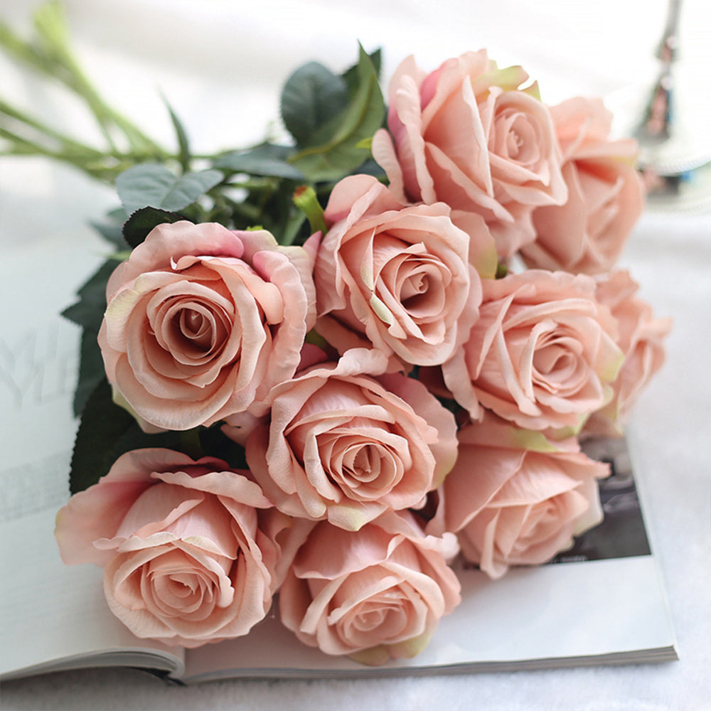 【造花】バラ 花束 装飾 フェイク 置物