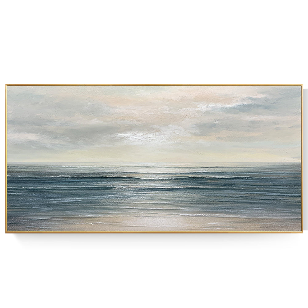 【掛絵】日の出・海 選べる3パターン 手描き油絵