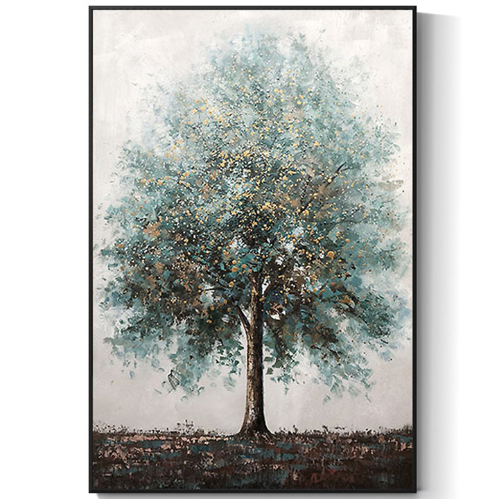 【掛絵】幸運木 手描き油絵